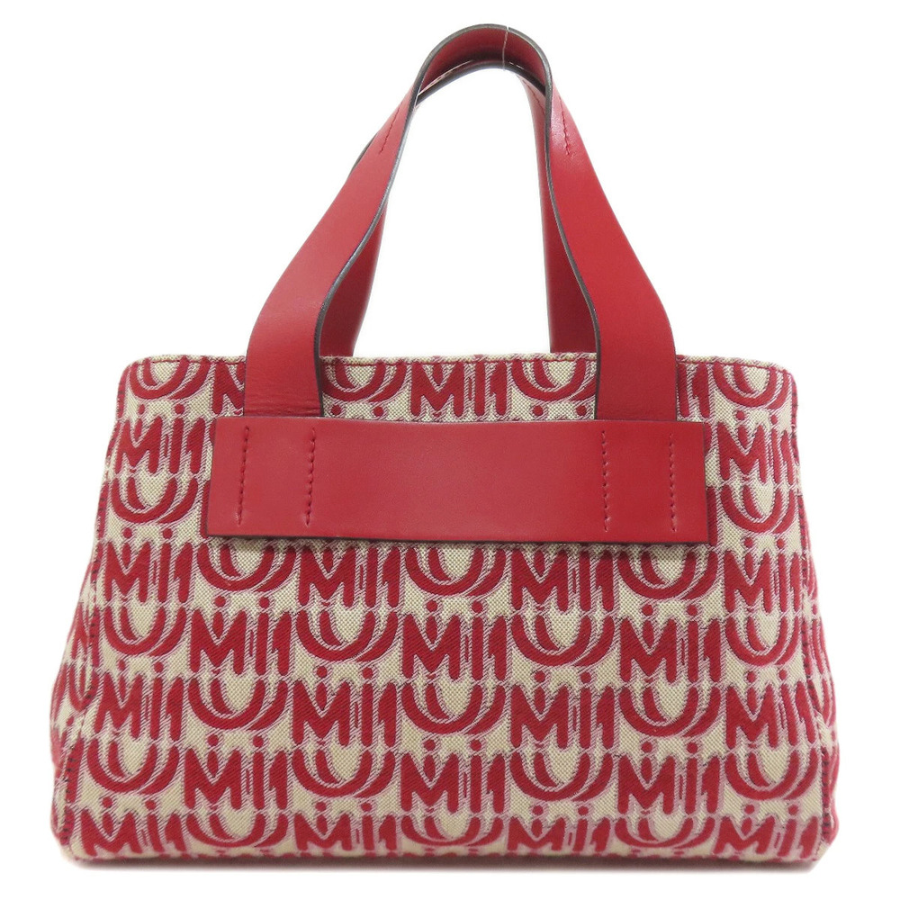 Miu Miu handbag motif logo canvas